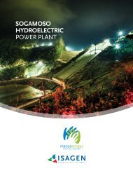 Sogamoso Hydroelectric Project presentation - Isagen
