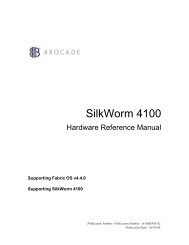 SilkWorm 4100 Hardware Reference Manual - Instrumentation ...