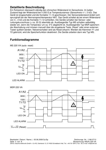 Relais MS 220 VA und MSR 220 VA - Ziehl industrie-elektronik ...