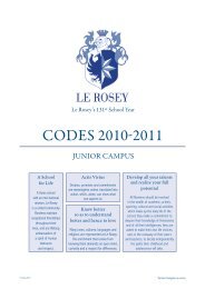 codes Juniors 1011.indd - Le Rosey