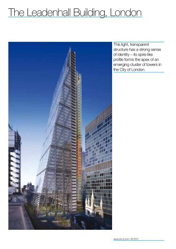 The Leadenhall Building, London - Rogers Stirk Harbour + Partners