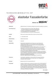 elastodur Fassadenfarbe - einzA