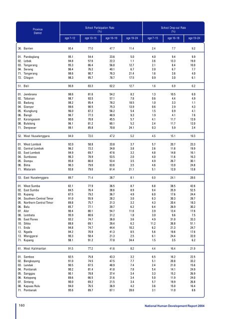 Download the Indonesia Human Development Report 2004. - UNDP