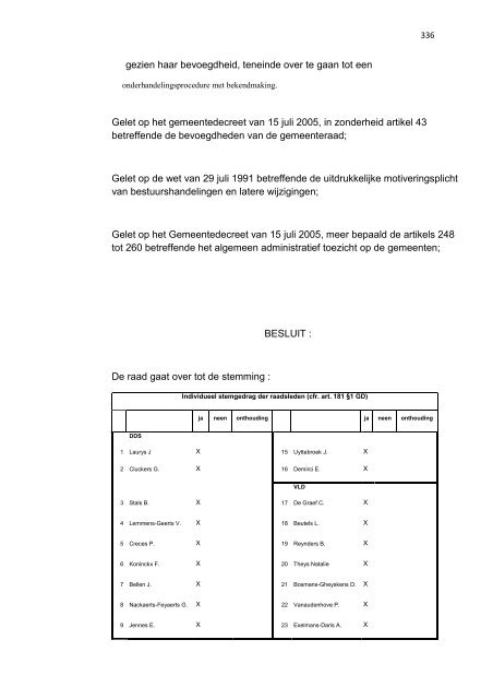 238 PROCES-VERBAAL DER ZITTING VAN DE ... - Groen Diest