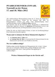 17. und 18. MÃ¤rz 2012 - Gemeinde Neustadtl / Donau