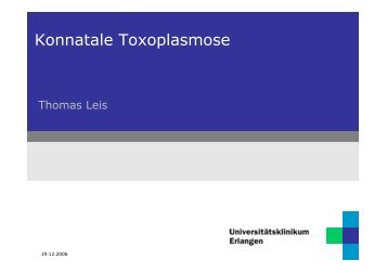 Konnatale Toxoplasmose - Dr. Leis.pdf - Frauenklinik