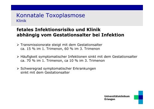 Konnatale Toxoplasmose - Dr. Leis.pdf - Frauenklinik