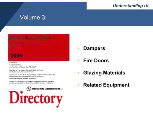 Understanding the UL Fire Resistance Directories - Ron Blank ...