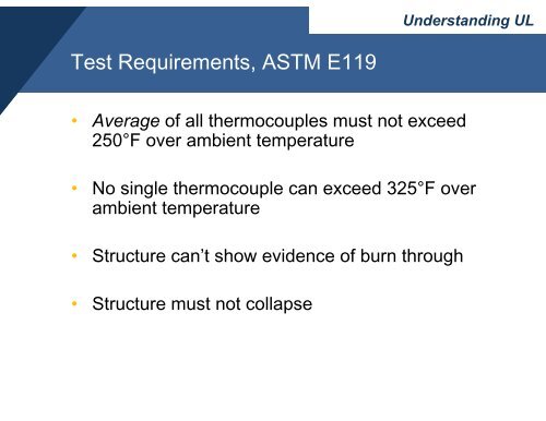 Understanding the UL Fire Resistance Directories - Ron Blank ...