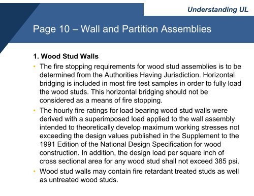 Understanding the UL Fire Resistance Directories - Ron Blank ...