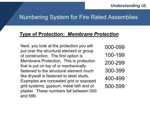 Understanding the UL Fire Resistance Directories - Ron Blank ...