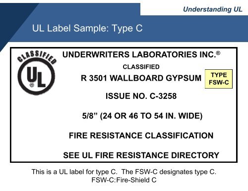 Understanding the UL Fire Resistance Directories - Ron Blank ...