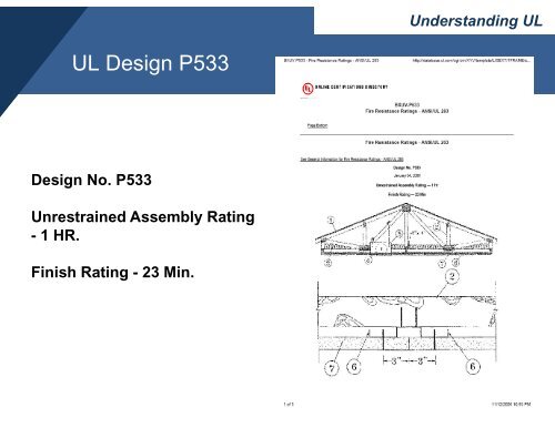 Understanding the UL Fire Resistance Directories - Ron Blank ...