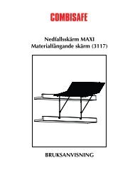 NedfallsskÃ¤rm MAXI MaterialfÃ¥ngande skÃ¤rm (3117) - Combisafe