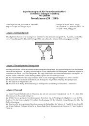 Probeklausur (28.1.2009) - qoqi.physik.uni-erlangen.de
