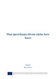 Plan upravljanja slivom rijeke Save - International Sava River Basin ...