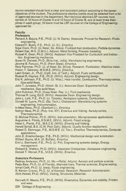 1991-1993 Catalog - Catalogs - West Virginia University