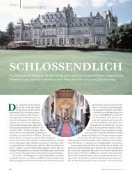 SCHLOSSENDLICH - Schlosshotel Kronberg