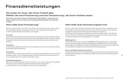 Preisliste laden - PDF - Audi