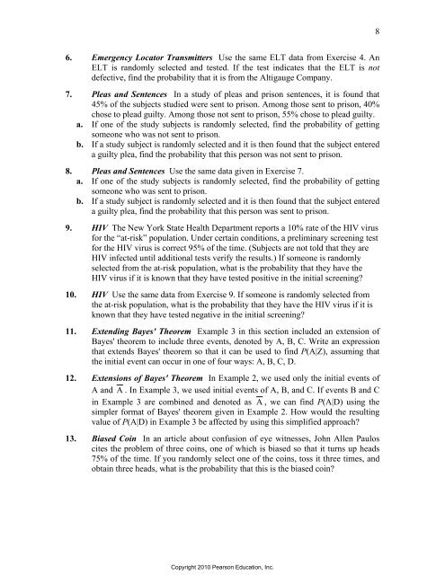 Bayes' Theorem