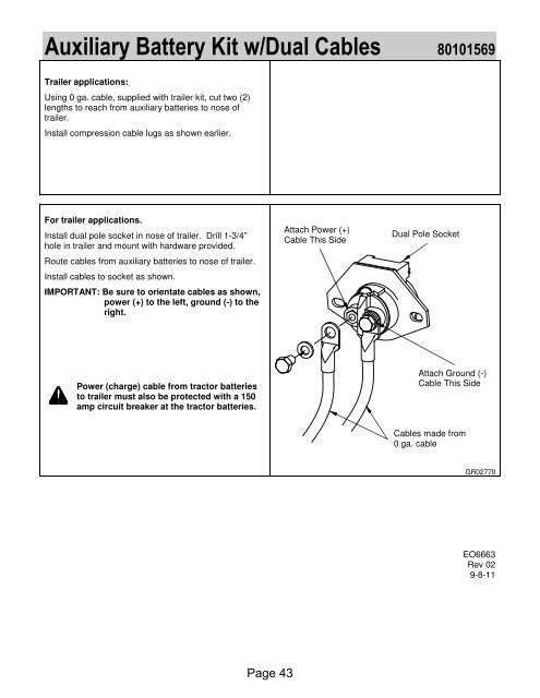 Installation Manual HLF-25, 30, 40, & 50 - Waltco