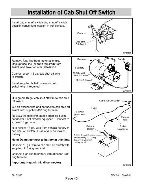 Installation Manual HLF-25, 30, 40, & 50 - Waltco