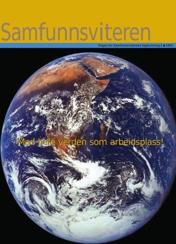 Samfunnsviteren nr 2 2003 - Samfunnsviterne