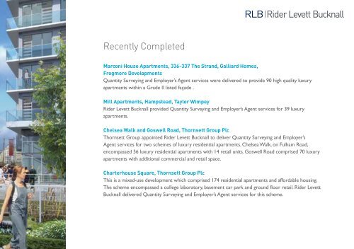 Residential Expertise - Rider Levett Bucknall