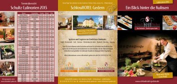 herunterladen - Schlosshotel Gedern