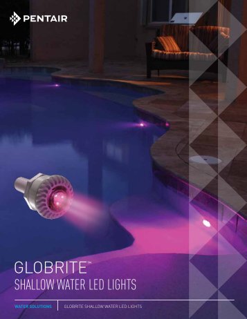 Pentair GloBrite Brochure - Inyo Swimming Pool Products