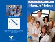 Human Motion brochure:Layout 1 - Our Lady of Bellefonte Hospital