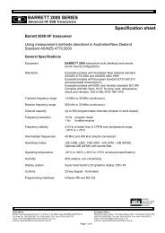 Barrett 2050 HF transceiver Using measurement methods described ...