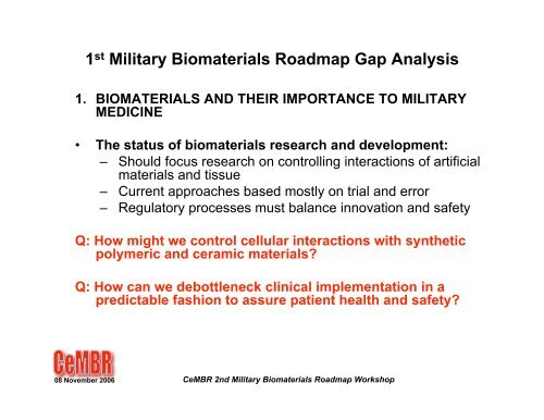 CeMBR - New Jersey Center for Biomaterials