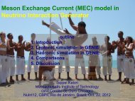 Meson Exchange Current (MEC) model in Neutrino Interaction ...