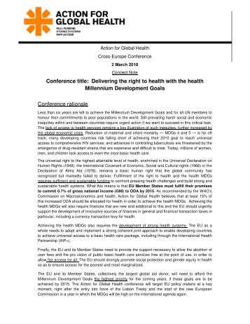 conference concept note - European Public Health Alliance