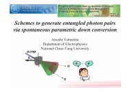 Schemes to generate entangled photon pairs via spontaneous ...