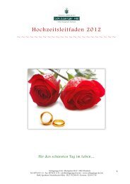 hochzeitsguide für 2012 - Andalus - 48 Seiten - Schlappinger Hof