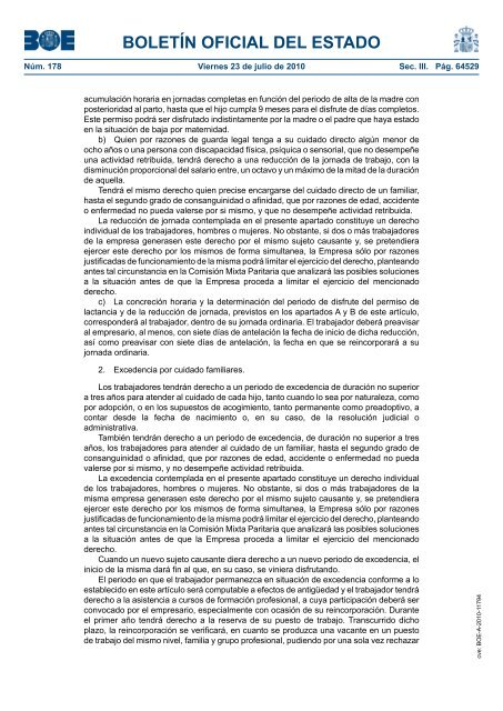 DisposiciÃ³n 11794 del BOE nÃºm. 178 de 2010 - Sindicato Nacional ...