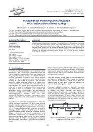 Mathematical modelling and simulation of an ... - IMProVe2011