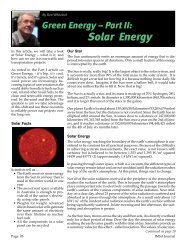 Part II: Solar Energy - IMSA