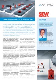 SEW-EURODRIVE GmbH & Co KG Relies on ... - SCHEMA GmbH