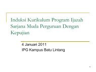 PAKEJ KURSUS ELEKTIF 2 - Institut Pendidikan Guru Kampus Batu ...