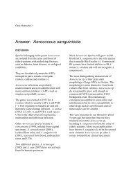 Aerococcus sanguinicola septicemia - by Hardy Diagnostics