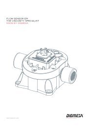 FLOW SENSOR EPI THE VISCOSITY SPECIALIST ... - Digmesa