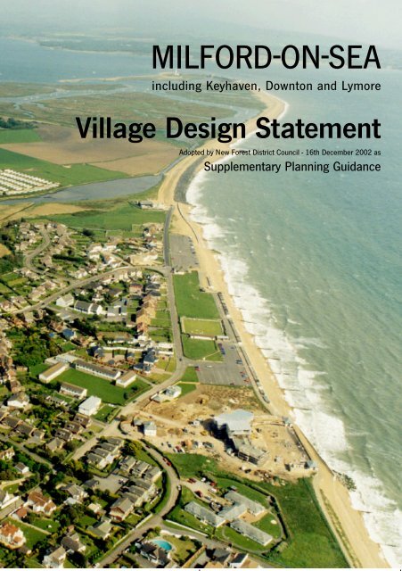 Milford-on-Sea Village Design Statement - New Forest District Council
