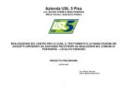 Progetto Preliminare.pdf - Azienda USL 5 Pisa