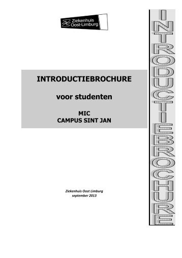 GMIC - Intensieve zorgen Materniteit - Ziekenhuis Oost-Limburg