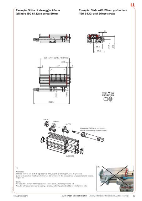 Guide lineari a ricircolo di sfere serie LL Linear ... - Tecnautomat