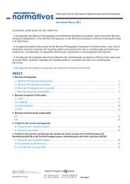 Lista mensal documentos normativos - IPQ