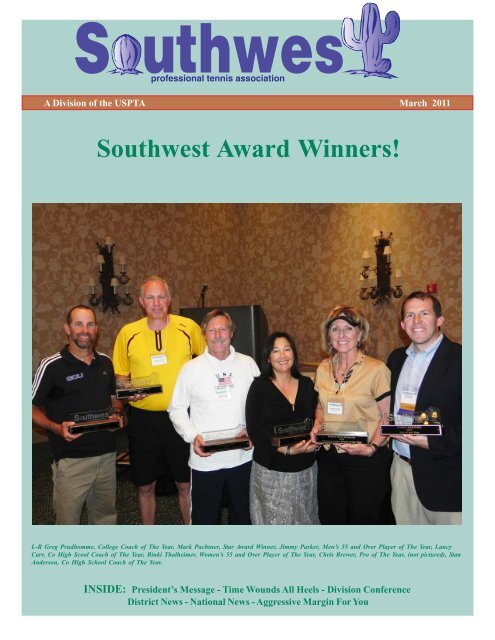 Southwest Award Winners! - United States Professional Tennis ...